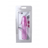 Розовая насадка с нежными шипами - 13,5 см. - Toyfa Basic - в Жуковском купить с доставкой