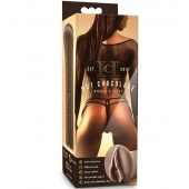 Коричневый мастубратор-вагина Nicole s Kitty - Blush Novelties - в Жуковском купить с доставкой