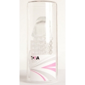 Гелевая прозрачная насадка с 2 отростками - 13 см. - Toyfa Basic - в Жуковском купить с доставкой