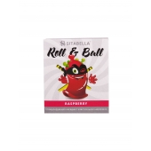 Стимулирующий презерватив-насадка Roll   Ball Raspberry - Sitabella - купить с доставкой в Жуковском