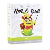Стимулирующий презерватив-насадка Roll   Ball Apple - Sitabella - купить с доставкой в Жуковском