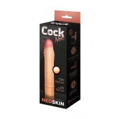 Телесная насадка-удлинитель из неоскин - 19,5 см. - LOVETOY (А-Полимер) - в Жуковском купить с доставкой
