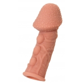 Насадка на фаллос с пузыриками, венками и ребристостью KOKOS Extreme Sleeve 09 - 12,7 см. - KOKOS - в Жуковском купить с доставкой