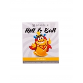 Стимулирующий презерватив-насадка Roll   Ball Banana - Sitabella - купить с доставкой в Жуковском