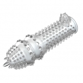 Закрытая прозрачная насадка Crystal sleeve - 14,2 см. - Erowoman-Eroman - в Жуковском купить с доставкой