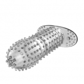 Закрытая прозрачная насадка Crystal sleeve - 12 см. - Erowoman-Eroman - в Жуковском купить с доставкой