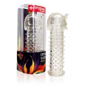 Закрытая прозрачная насадка на пенис Crystal Sleeve Faraon - 13,5 см. - Erowoman-Eroman - в Жуковском купить с доставкой