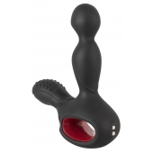 Черный вибромассажер простаты с нагревом и ротацией Prostate Plug - 14,5 см. - Orion - в Жуковском купить с доставкой