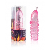 Закрытая рельефная насадка Crystal sleeve snakes в виде змеи с усиками - 14 см. - Erowoman-Eroman - в Жуковском купить с доставкой
