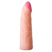 Фаллическая насадка на трусики харнесс - 17,5 см. - LOVETOY (А-Полимер) - купить с доставкой в Жуковском