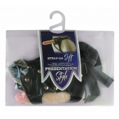 Черный пояс-трусики с двумя насадками Soft-Dolli - 16,5 и 10,5 см. - LOVETOY (А-Полимер) - купить с доставкой в Жуковском