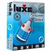 Презерватив LUXE Maxima  Глубинная бомба  - 1 шт. - Luxe - купить с доставкой в Жуковском