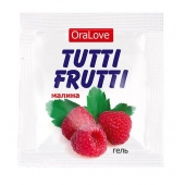 Пробник гель-смазки Tutti-frutti с малиновым вкусом - 4 гр. - Биоритм - купить с доставкой в Жуковском