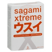 Ультратонкие презервативы Sagami Xtreme SUPERTHIN - 3 шт. - Sagami - купить с доставкой в Жуковском