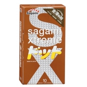 Презервативы Sagami Xtreme FEEL UP с точечной текстурой и линиями прилегания - 10 шт. - Sagami - купить с доставкой в Жуковском
