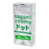Презервативы Sagami Xtreme Type-E с точками - 10 шт. - Sagami - купить с доставкой в Жуковском