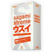 Ультратонкие презервативы Sagami Xtreme SUPERTHIN - 15 шт. - Sagami - купить с доставкой в Жуковском