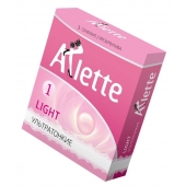Ультратонкие презервативы Arlette Light - 3 шт. - Arlette - купить с доставкой в Жуковском