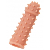 Телесная реалистичная насадка KOKOS Extreme Sleeve 03 с дополнительной стимуляцией - 12,7 см. - KOKOS - в Жуковском купить с доставкой