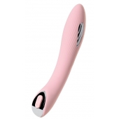 Розовый силиконовый вибратор с электростимуляцией TESLA G-POINT - 21 см. - ToyFa - купить с доставкой в Жуковском