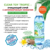 Очищающий спрей для игрушек CLEAR TOY Tropic - 100 мл. - Биоритм - купить с доставкой в Жуковском