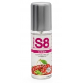 Смазка на водной основе S8 Flavored Lube со вкусом вишни - 125 мл. - Stimul8 - купить с доставкой в Жуковском