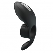 Черное кольцо на пенис с вибрацией Vibration Penis Sleeve - Baile - в Жуковском купить с доставкой