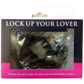 Черные меховые наручники Love с ключиками - Baile - купить с доставкой в Жуковском