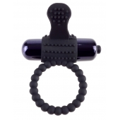 Черное эрекционное виброкольцо Vibrating Silicone Super Ring - Pipedream - в Жуковском купить с доставкой