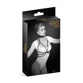 Черная упряжь на грудь Julia - Bijoux Pour Toi - купить с доставкой в Жуковском