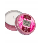 Массажная свеча  Клубника в сливках - БиоМед - купить с доставкой в Жуковском