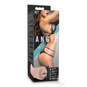 Телесный мастурбатор-ротик Angie - Blush Novelties - в Жуковском купить с доставкой