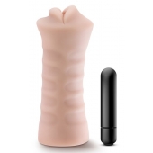 Телесный мастурбатор-ротик Angie - Blush Novelties - в Жуковском купить с доставкой