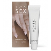 Гель для мастурбации с ароматом кокоса Slow Sex Finger Play Gel - 30 мл. - Bijoux Indiscrets - купить с доставкой в Жуковском
