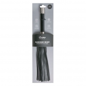 Черная плеть Easytoys Flogger With Metal Grip - 38 см. - Easy toys - купить с доставкой в Жуковском