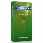Текстурированные презервативы Torex  С точками  - 12 шт. - Torex - купить с доставкой в Жуковском