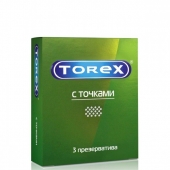 Текстурированные презервативы Torex  С точками  - 3 шт. - Torex - купить с доставкой в Жуковском