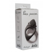 Черное эрекционное виброкольцо Pure Passion Midnight - Lola Games - в Жуковском купить с доставкой