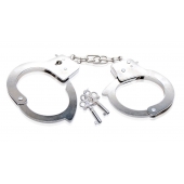 Металлические наручники Beginner s Metal Cuffs - Pipedream - купить с доставкой в Жуковском