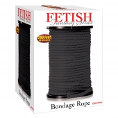 Черная веревка для связывания Bondage Rope - 60,9 м. - Pipedream - купить с доставкой в Жуковском