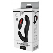 Черный вибромассажер простаты SWIRLING P-PLEASER - Dream Toys - в Жуковском купить с доставкой