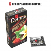 Ароматизированные презервативы DOMINO  Ароматный микс  - 6 шт. - Domino - купить с доставкой в Жуковском