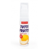 Гель-смазка Tutti-frutti со вкусом сочной дыни - 30 гр. - Биоритм - купить с доставкой в Жуковском