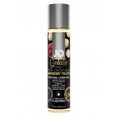 Лубрикант с ароматом трюфелей из белого шоколада и малины JO GELATO WHITE CHOCOLATE RASPBERRY TRUFFLE - 30 мл. - System JO - купить с доставкой в Жуковском