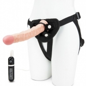 Регулируемые трусики с вибрирующей насадкой - 21 см. - Lux Fetish - купить с доставкой в Жуковском