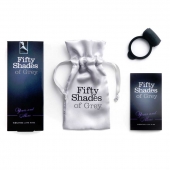 Темно-серое эрекционное кольцо Vibrating Love Ring с вибрацией - Fifty Shades of Grey - в Жуковском купить с доставкой