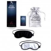 Набор из двух масок на глаза Soft Blindfold Twin Pack - Fifty Shades of Grey - купить с доставкой в Жуковском