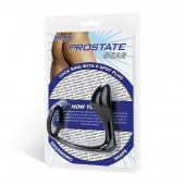 Стимулятор простаты с фиксацией эрекционным кольцом Prostate Gear - BlueLine - в Жуковском купить с доставкой
