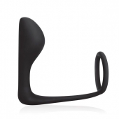 Стимулятор простаты с фиксацией эрекционным кольцом Prostate Gear - BlueLine - в Жуковском купить с доставкой