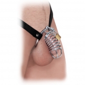 Кольцо верности Extreme Chastity Belt с фиксацией головки - Pipedream - купить с доставкой в Жуковском